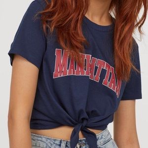 H&M Manhattan Crop Top